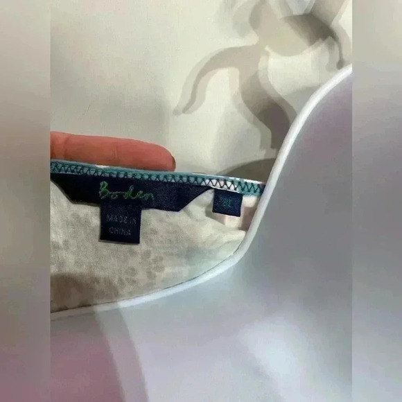 Boden Floral Fit And Flare Dress Size 8L - Picture 5 of 6